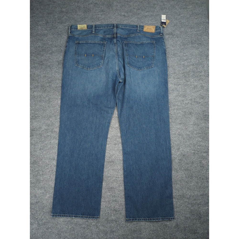 Polo Ralph Lauren Jeans Mens 48B x 32 Blue HAMPTON STRAIGHT Big Tall NWT - Picture 3 of 14